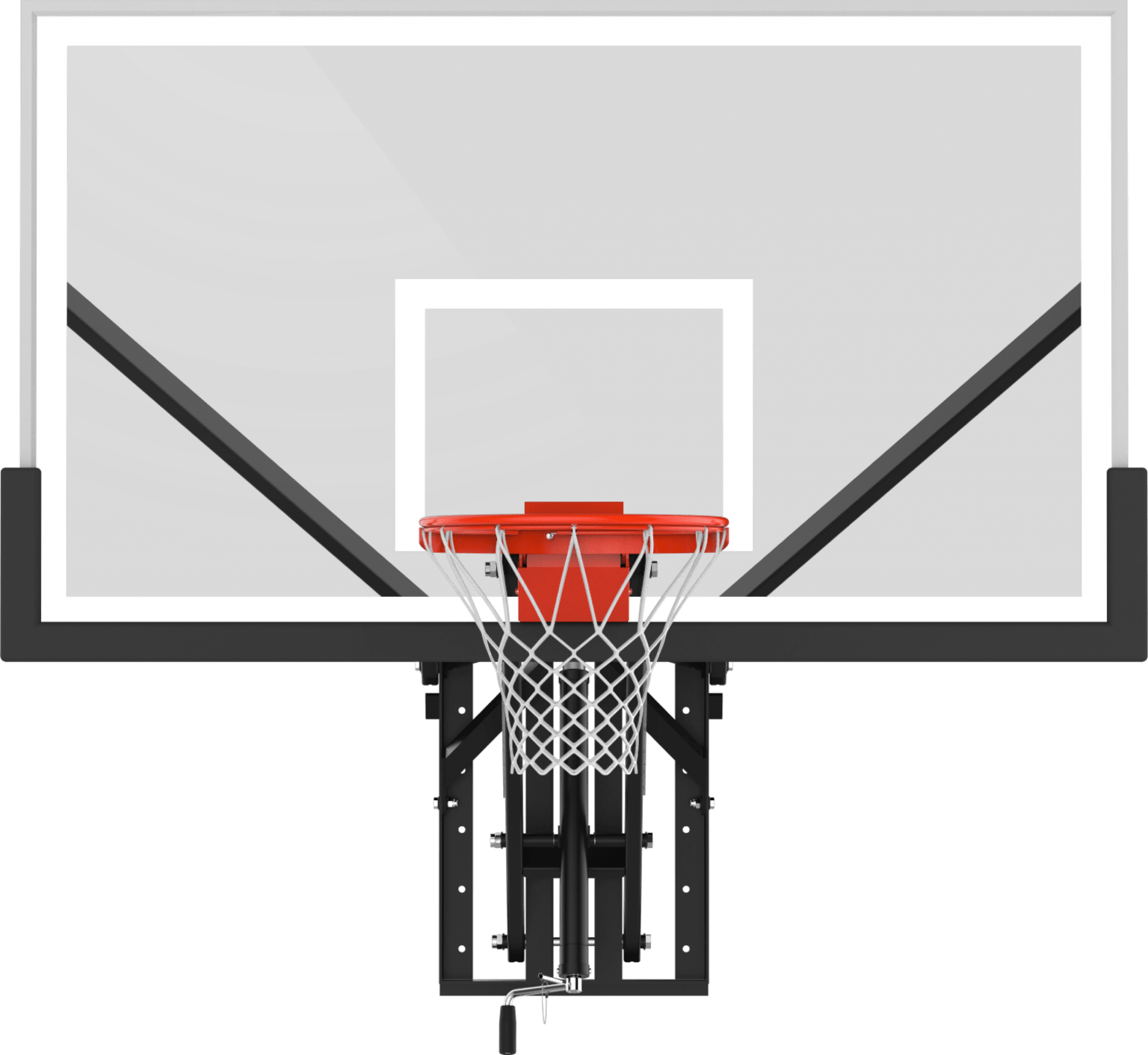 Clear view backboard